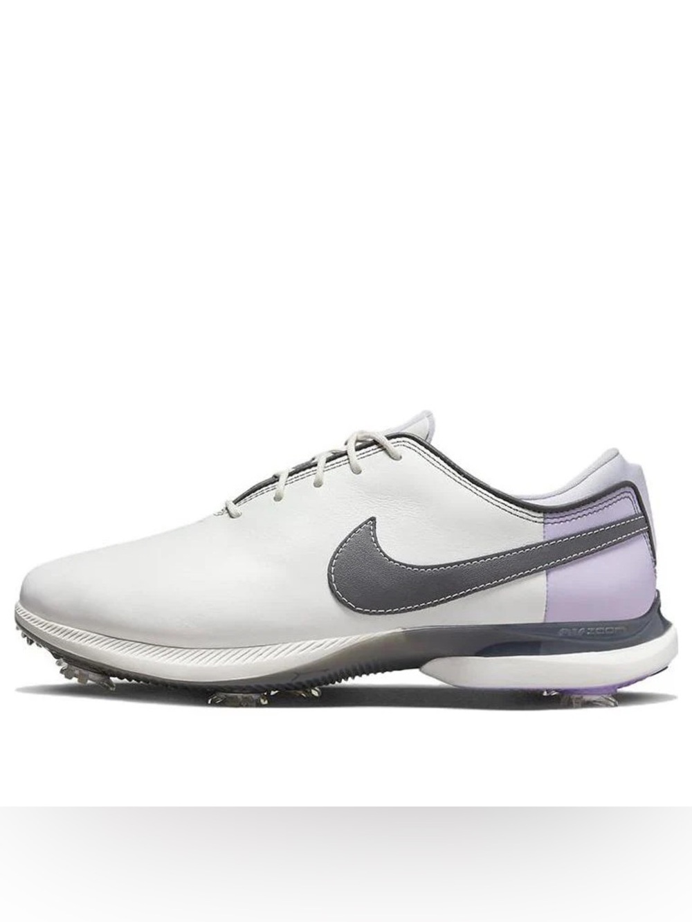 Men’s 9 Nike Air Zoom Victory Tour 2 White Violet Frost Golf Cleats